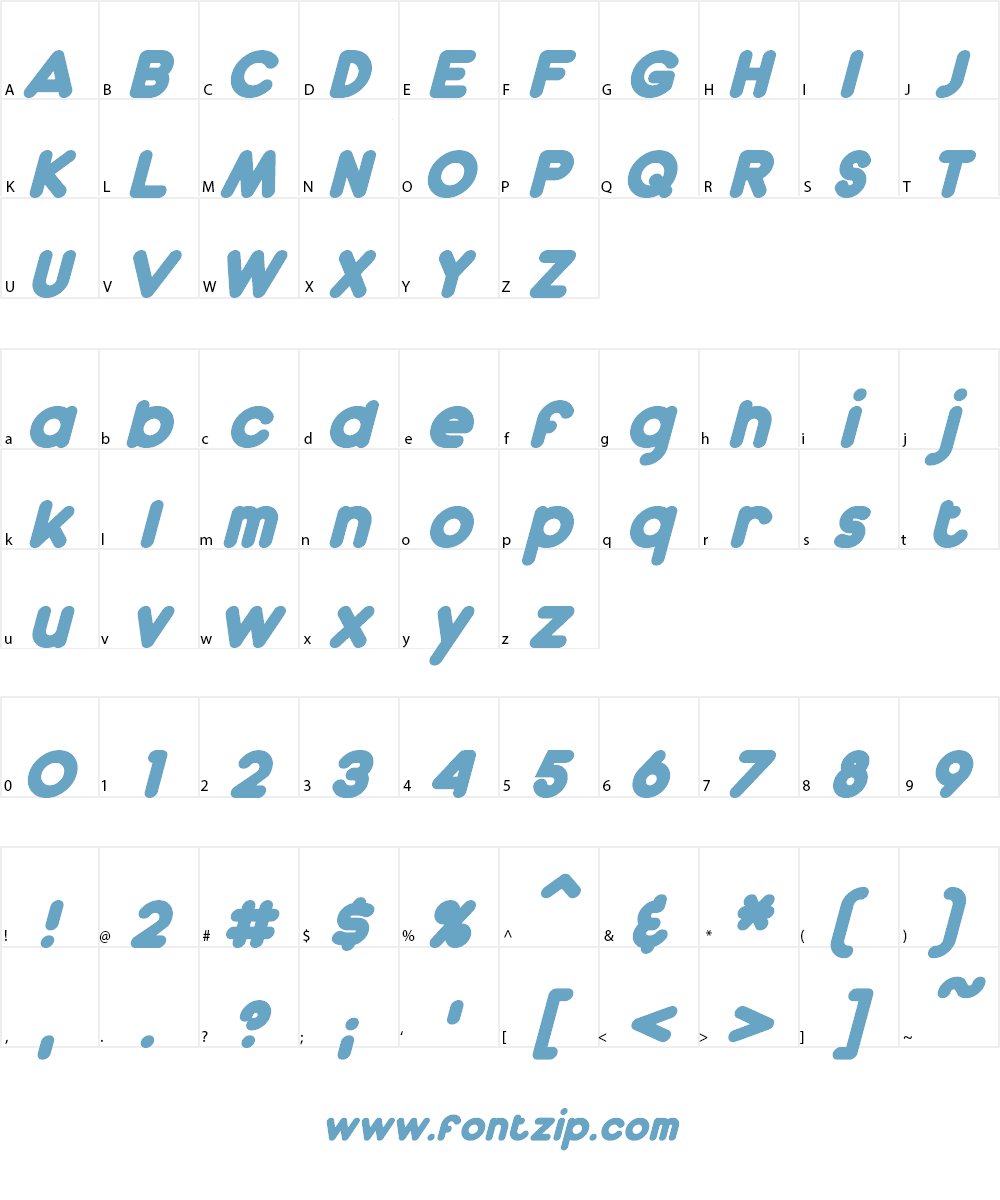 Dunkin Font Character